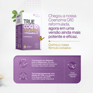 Suplemento Coenzima True COQ10 Ubiquinol True Source - Imagem 3