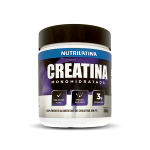 Creatina Monohidratada Nutrilatina pote 300g