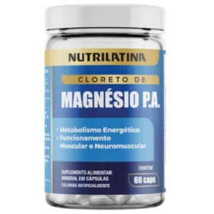 Cloreto de Magnésio P.A. Nutrilatina Magnésio 60cap