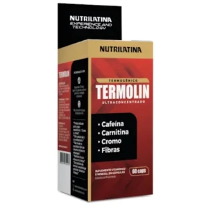 Termogênico Termolin Ultraconcentrado Nutrilatina Cafeína 60cap - Imagem 1