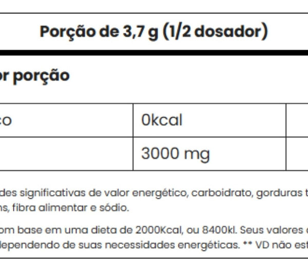 Creatina Monohidratada Adaptogen pote 300g Sem Glúten - Imagem 4