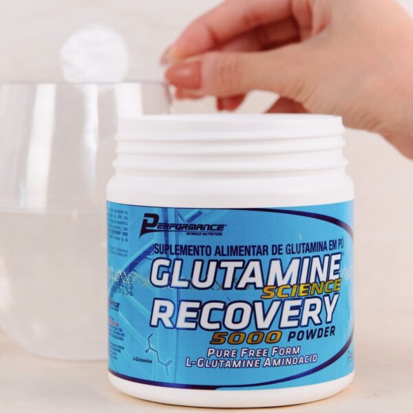 Glutamine Recovery Performance Nutrition Glutamina pura 300g - Imagem 4