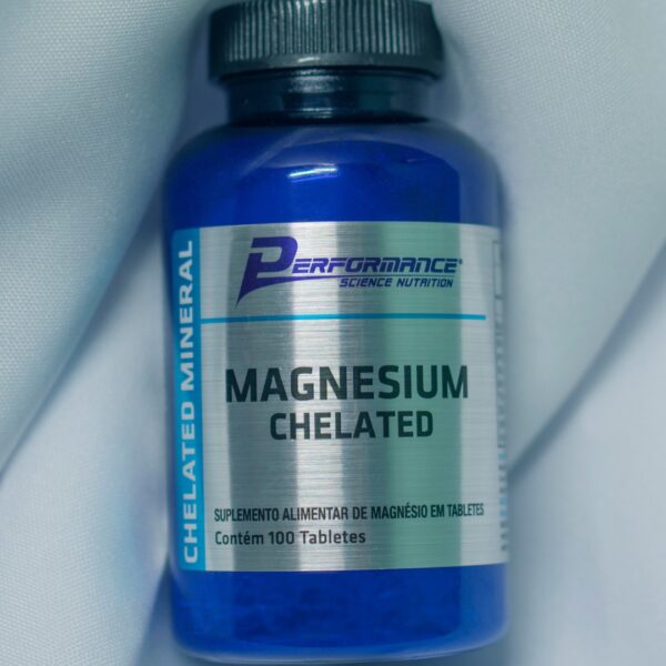 Magnésio Quelato Magnesium Chelated Performance Nutrition 260mg 100 tabletes - Imagem 3