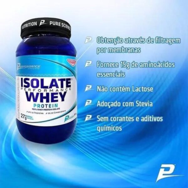 Isolate Whey Protein Performance Proteína Isolada 909g - Imagem 7