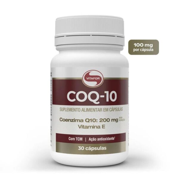 Kit 2 Coenzima Q10 Vitafor 200mg 30 caps - Imagem 3