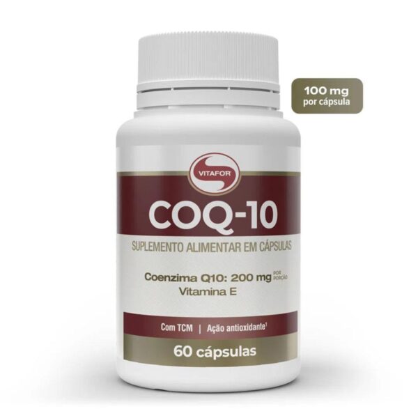 Kit 6 Coenzima Q10 Vitafor 200mg 60 caps - Imagem 3