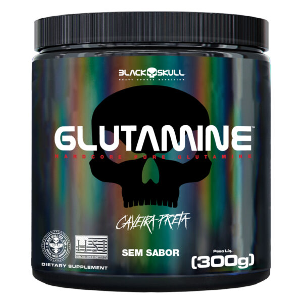 Glutamine Black Skull Glutamina Pote 300g