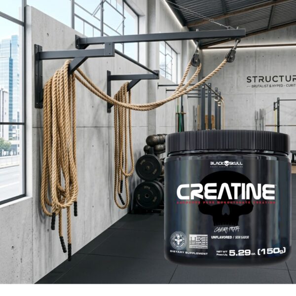 Creatine Black Skull Creatina pura pote 150g - Imagem 3